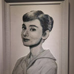 Elegant Classic Female Portrait Human Figure Glass Mosaic Artwork for Luxury Interior Walls