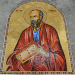 Byzantine Orthodox Apostle Glass Mosaic Icon for Church Wall Decoration