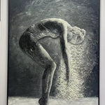 Modern Male Figure Glass Mosaic Art for Luxury Spaces